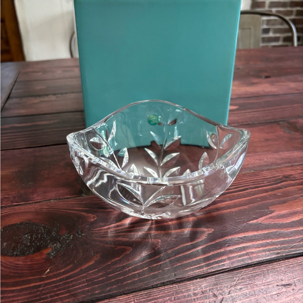 Tiffany & Co. Glass Art Bowl with original box